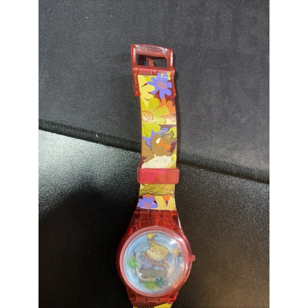 VINTAGE 1998 THE RUGRATS MOVIE FLOATING FLOWER ANGELICA WATCH